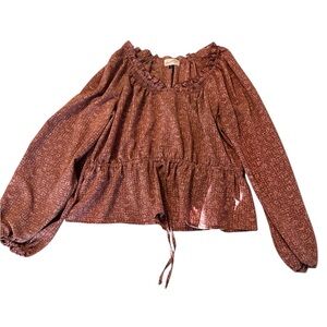 Universal Thread Rust Blouse - L